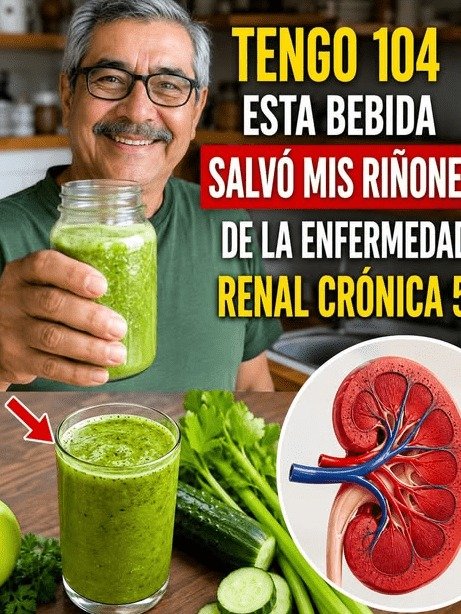 ¡Cuidado! Si tienes más de 60 y creatinina alta, este error matutino está DESTRUYENDO tus riñones (y 12 bebidas para salvarlos)