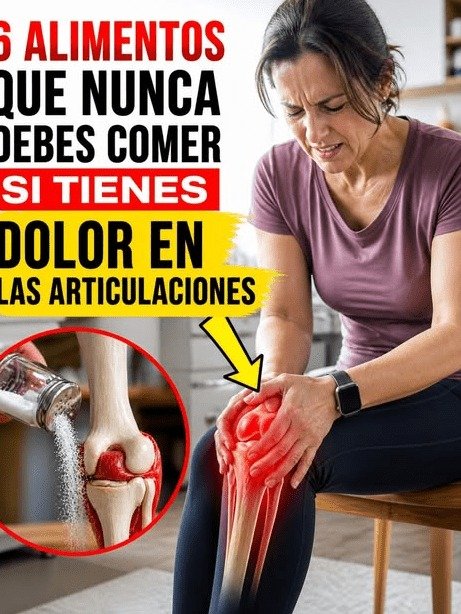 ¡Alto al Dolor! 6 Alimentos Comunes Que Están DESTRUYENDO Tus Articulaciones (El Último Es el Peor Secreto)