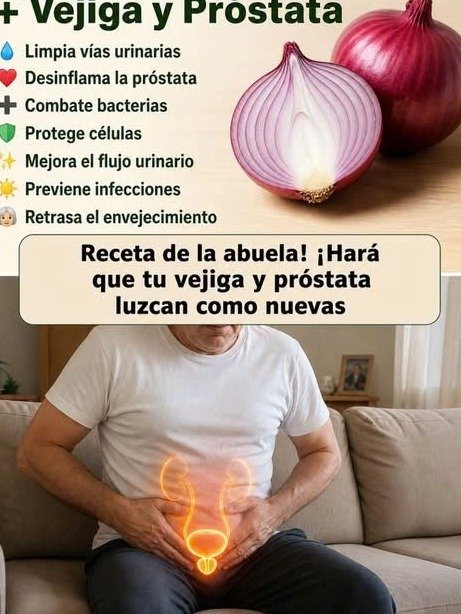 ¡El Truco de la Cebolla que NADIE te Contó para tu Próstata y Vejiga! (Miles de Hombres MAYORES de 50 lo están Usando)