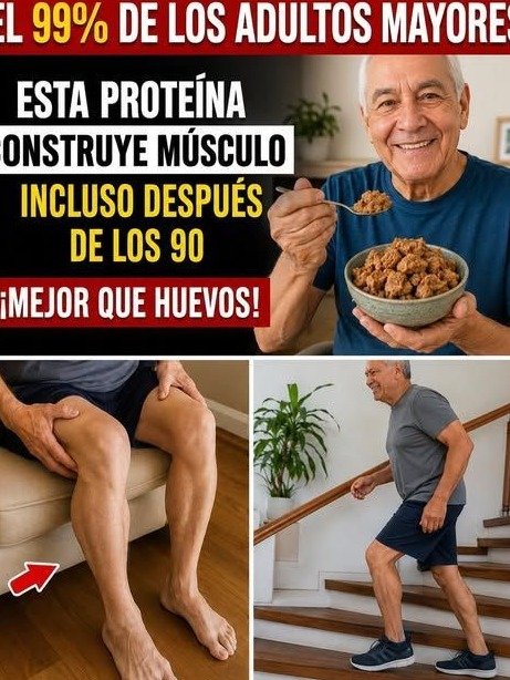 ¡No dejes que tus piernas te fallen después de los 60! Descubre la proteína SECRETA que REVOLUCIONA la fuerza muscular (y cómo obtenerla FÁCILMENTE)