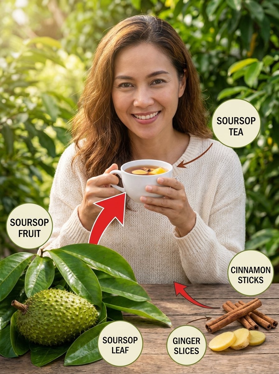 ¡El Secreto Ancestral que NADIE te ha Contado para Desinflamar y Fortalecer tu Salud con Hojas de Guanábana!