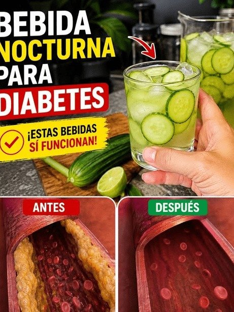 ¡Descubre el SECRETO! Diabéticos en México están cambiando ESTAS bebidas nocturnas y transformando sus noches (una ya la tienes en casa)