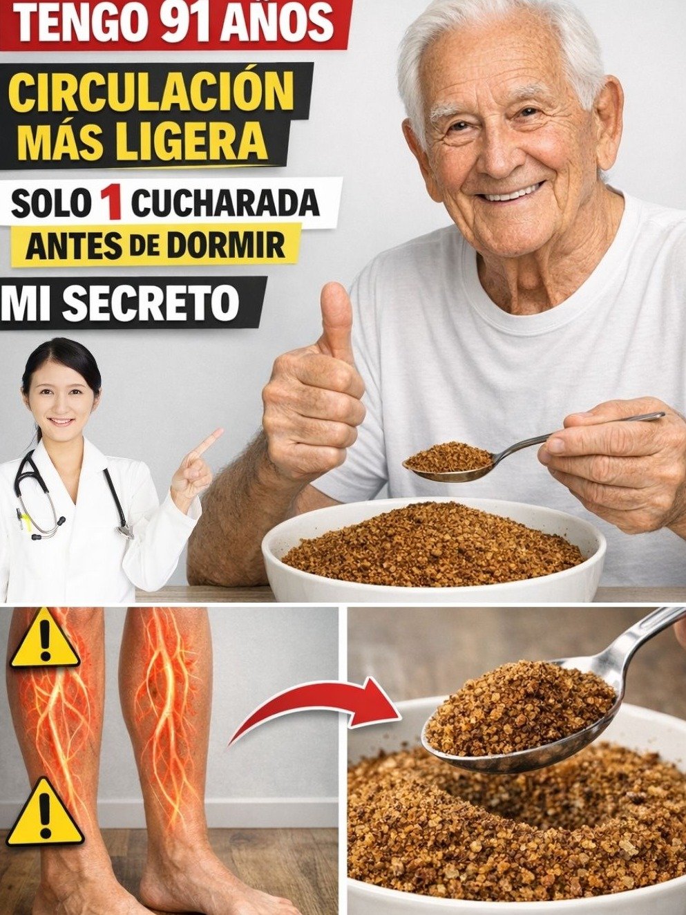 El Ritual Nocturno de 4 Ingredientes que Miles de Mayores de 50 Están Usando para unas Piernas Ligeras (¡Te cambiará la vida!)