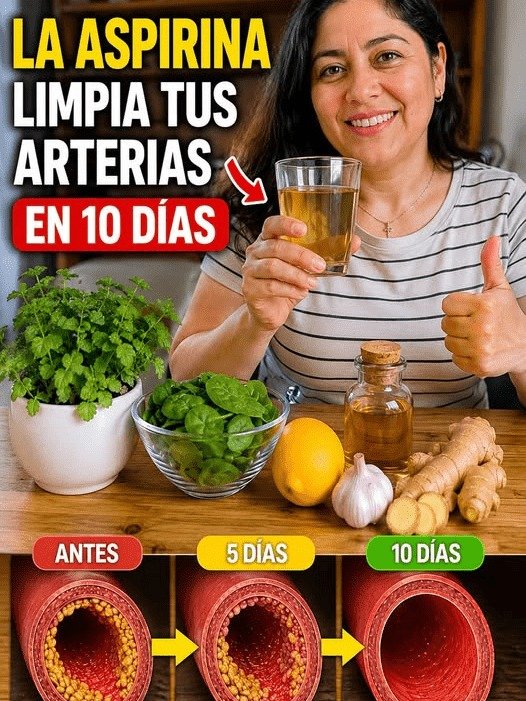 ¡Alerta Roja! El Hábito SILENCIOSO que DESTRUYE tus Arterias después de los 50 (¡La "Aspirina Natural" NO es la solución!)