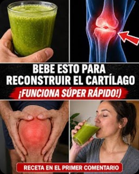 ¡No Sufras Más! Este Batido Natural REGENERA Tus Cartílagos y Ligamentos en Semanas (Resultados Reales)