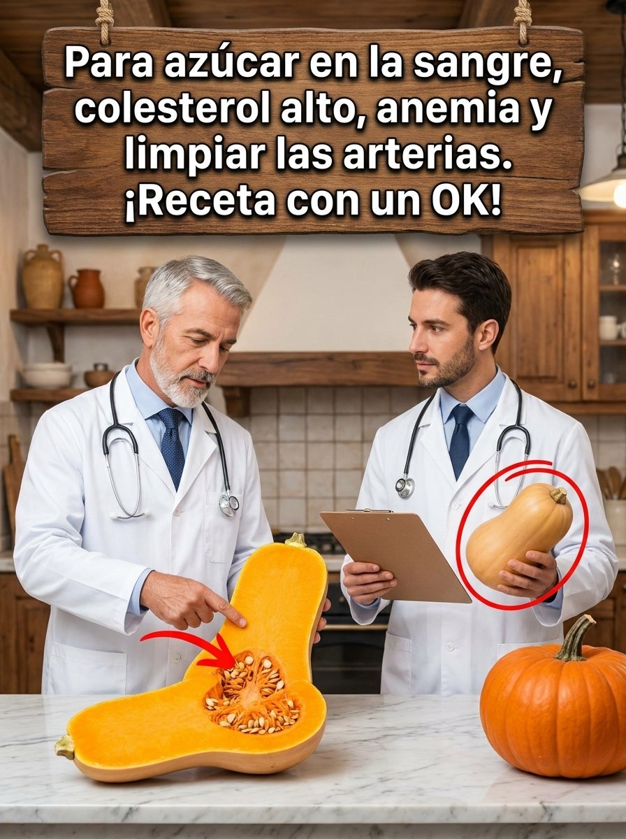 ¡ATENCIÓN! El Secreto de tu Abuela que Baja el Azúcar, el Colesterol y Limpia tus Arterias: ¡La Auyama lo Cambia TODO!