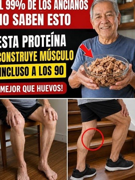 ¡Alerta Mayores de 60! La Proteína SECRETA que tus Piernas Suplican y que NADIE te ha Contado (¡Recupera tu Fuerza HOY!)