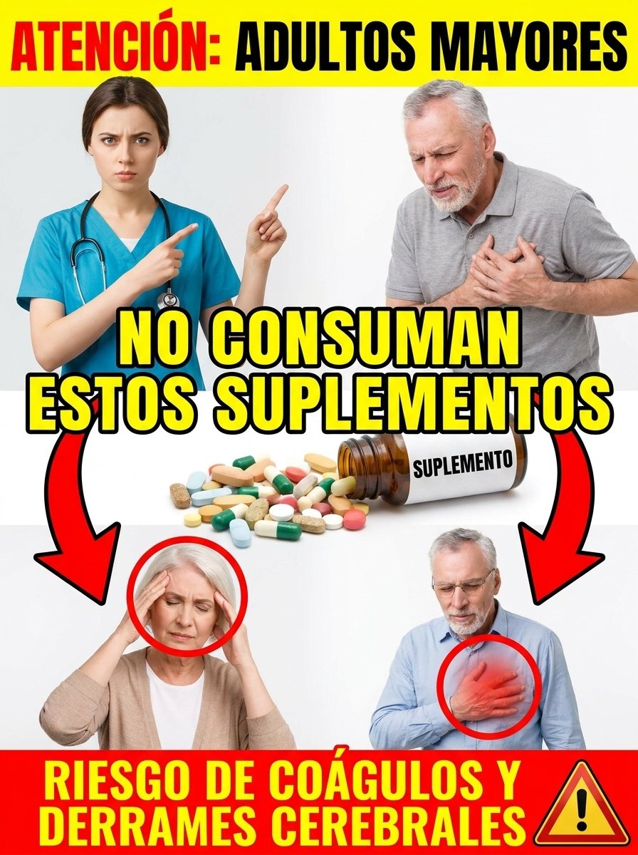 ¡ALERTA! Este Hábito 'Saludable' con Vitaminas está Poniendo en RIESGO a Miles de Adultos Mayores (Lo que NADIE te cuenta)