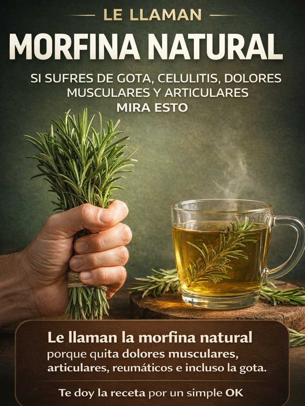 ¡Adiós al Dolor! Descubre el Romero: La 'Morfina Natural' que NADIE te ha contado (y cómo usarla HOY)