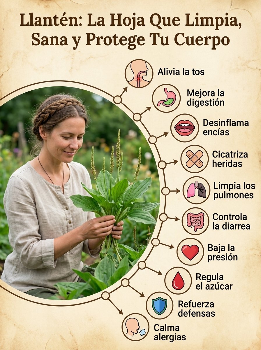¡No lo Pises! Esta Humilde Hoja Esconde el Secreto para Limpiar Tus Pulmones, Sanar Heridas y Fortalecer TODO Tu Cuerpo