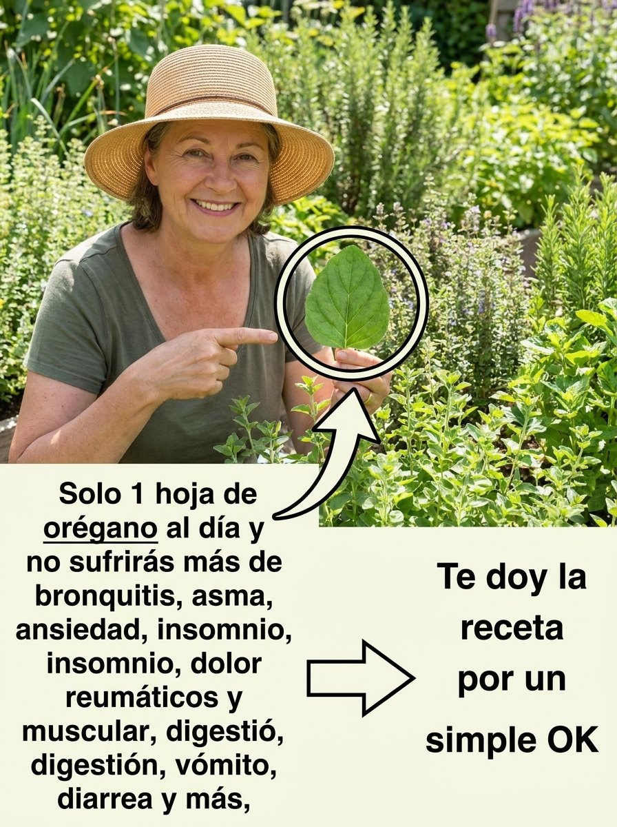 ¡Alerta Viral! 🚨 ¿Una Sola Hoja de Orégano Orejón al Día Puede Curarlo TODO? La Verdad Impactante Que Nadie Te Ha Contado