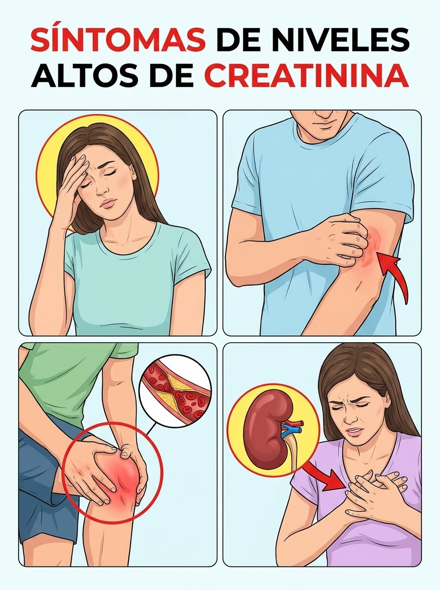 ¡ALERTA! Tu Médico NO te Dirá Esto: 12 Síntomas OCULTOS de Creatinina Alta que Debes Conocer YA (¡Antes de que sea Tarde!)