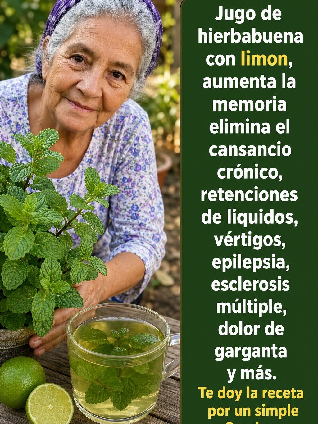No Creerás lo que Esta Sencilla Bebida Hace por Tu Salud: ¡5 Razones para Empezar a Tomar Jugo de Hierbabuena y Limón HOY!