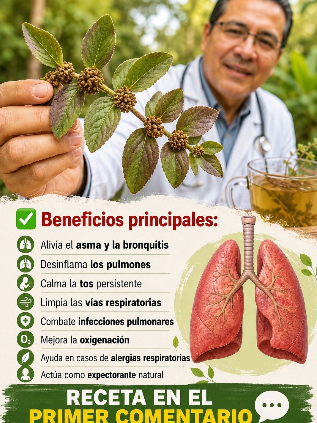 ¡El Secreto Olvidado! Esta Planta Milenaria Podría Salvar Tus Pulmones y Eliminar la Inflamación ¡Descúbrela Ahora!