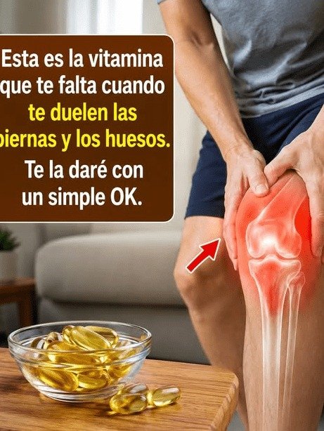 ¡NO LO IGNORES! Si Te Duelen Piernas y Huesos Después de los 50, Esta Vitamina ESENCIAL que Muchos Olvidan Podría Ser la Clave (¡Y el Hábito Silencioso que lo Agrava!)