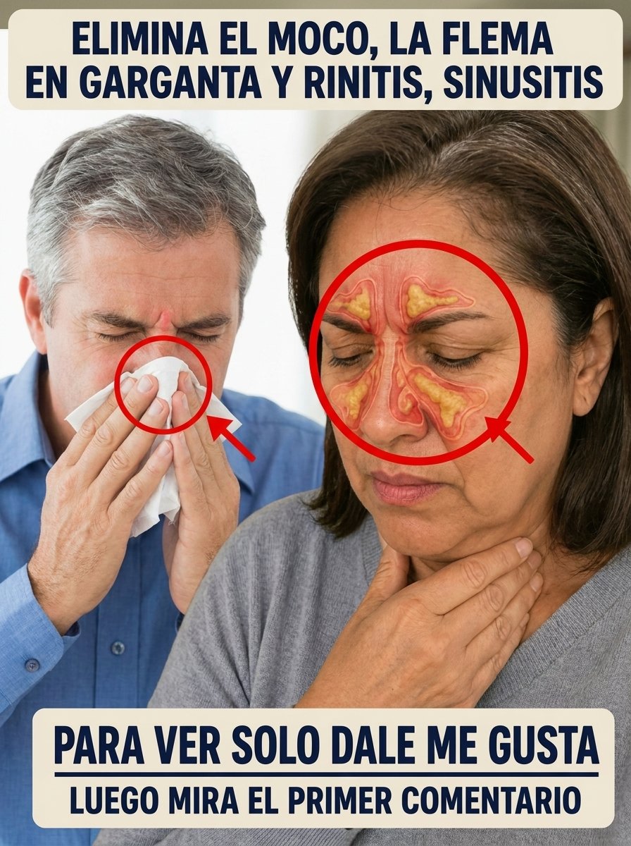 ¡Basta de Flema y Nariz Tapada! 5 Hábitos Diarios Que Estás Ignorando (Y El Último Te Sorprenderá)