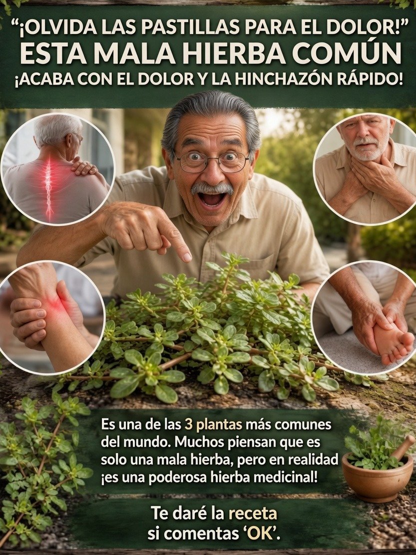 ¡Adiós Hinchazón y Malestar! 🌱 La Verdolaga: El Tesoro Escondido con Omega-3 que Tu Cuerpo Necesita URGENTEMENTE para Desinflamar y Sentirte Increíble
