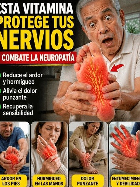 ¡ALERTA! Si Sientes Hormigueo o Ardor en Pies y Manos: La Vitamina CLAVE que Millones de Adultos Mayores en México Ignoran (y el Hábito Diario que lo Empeora)
