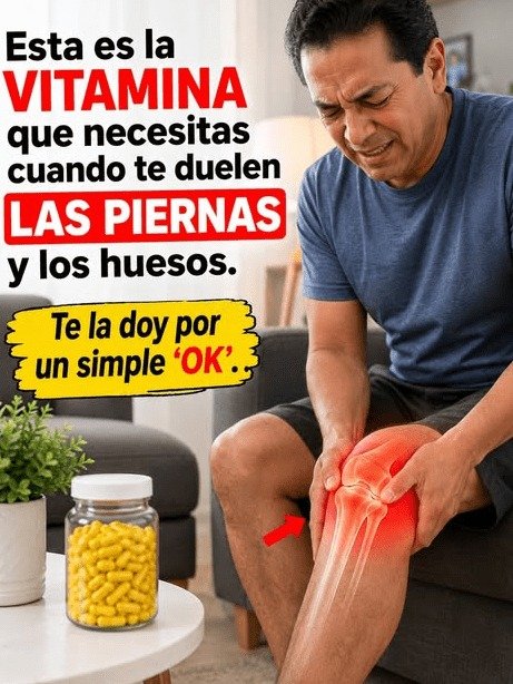 ¿Sientes que tus Piernas y Huesos ya no responden? ¡ESTA Vitamina es el Secreto que Millones de Adultos Mayores Olvidan y que Podría Cambiar Tu Vida!