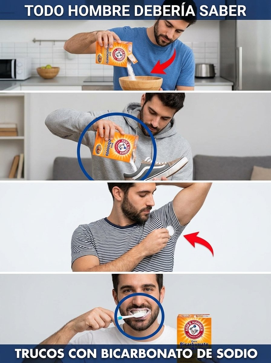 El Secreto Mejor Guardado en Tu Cocina: 8 Trucos de Bicarbonato que Todo Hombre Moderno NECESITA Conocer (¡El #8 es Sorprendente!)