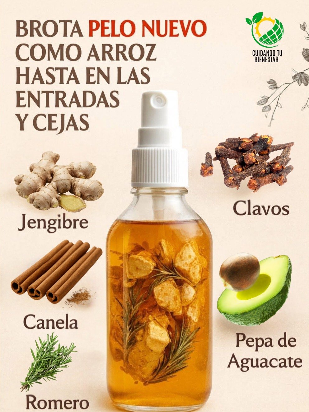 ¡El Secreto Revelado! 5 Ingredientes Naturales que Harán Crecer Tu Cabello Nuevo a los 45 (y Más Allá)