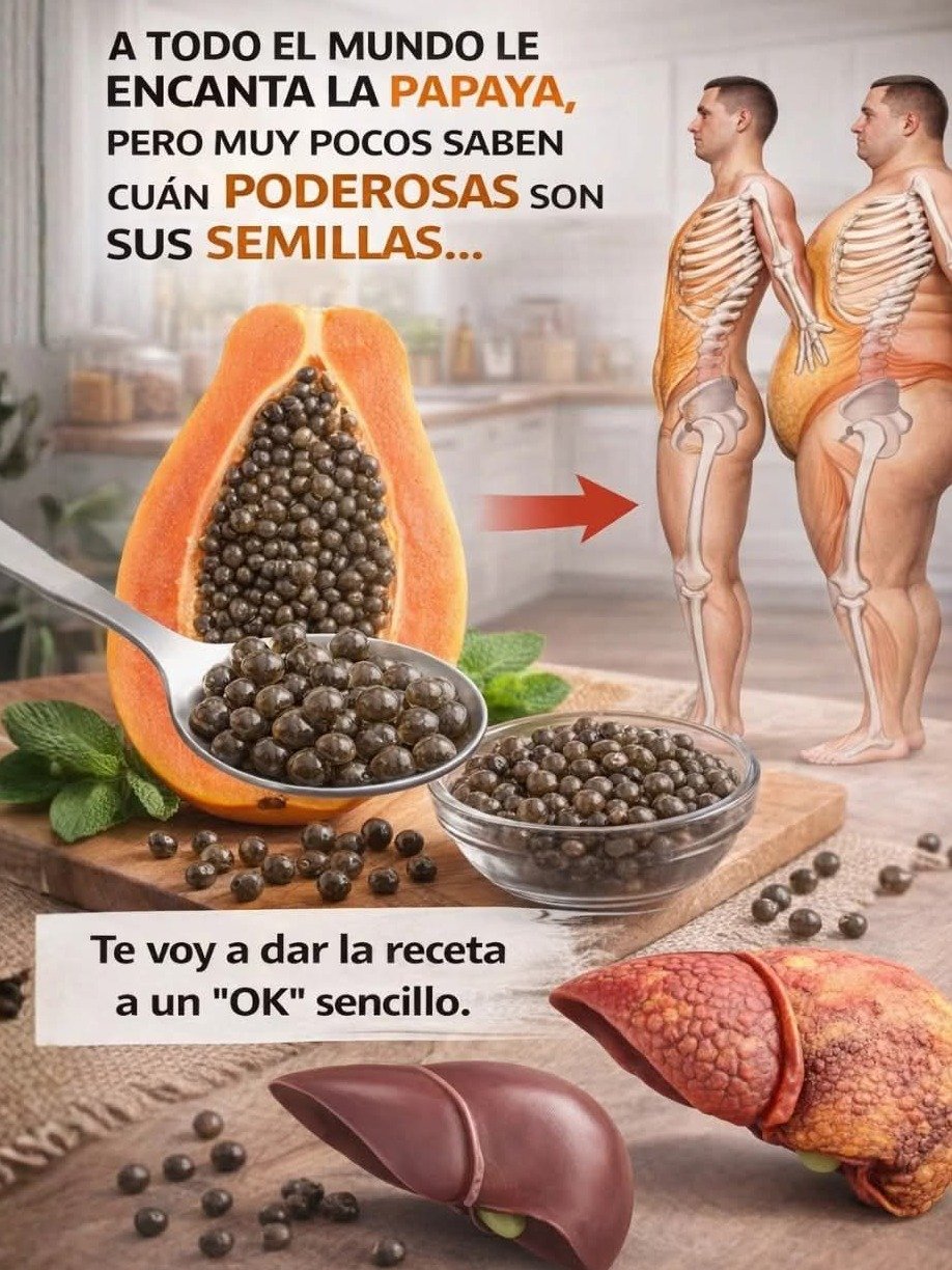 ¡El Secreto Oculto que NADIE Te Cuenta! Transforma Tu Hígado y Pierde Peso con Semillas de Papaya (La Verdad Impactante)