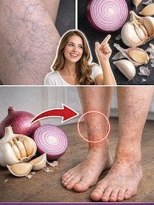 ¡Adiós Várices! Descubre los 2 Secretos de Cebolla, Ajo y Vinagre de Manzana que Tus Piernas Amarán
