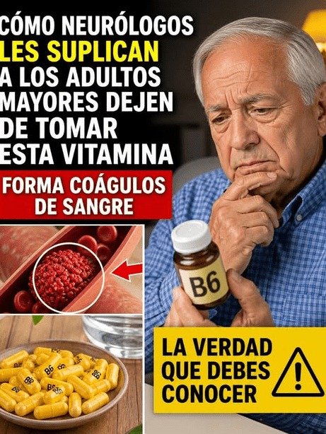 ¡Alerta Roja! La Vitamina B6 que tomas podría estarte HACIENDO DAÑO (y nadie te lo advierte)