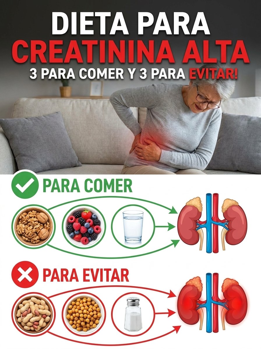 ¿Creatinina Alta? ¡OJO! Estas 3 Nueces Salvarán Tus Riñones y Estas 3 Te Están Dañando (La Guía Definitiva)