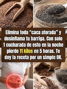¡Impactante! El Elixir de Chía, Linaza y Limón que Beberás en Ayunas para Decirle ADIÓS a la Barriga Inflada (¡Resultados REALES!)