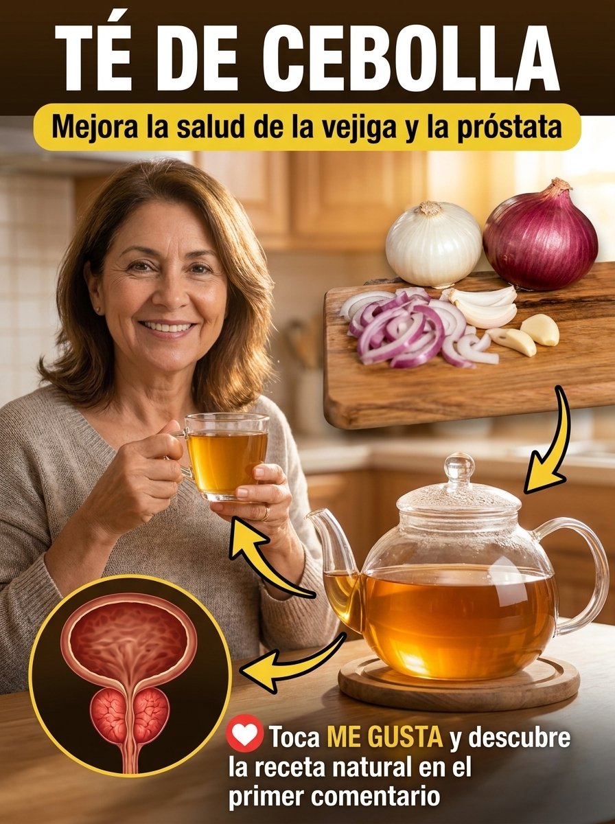 La VERDAD detrás del té de cebolla para la próstata: El error que 9 de cada 10 hombres mayores de 50 años cometen y no saben