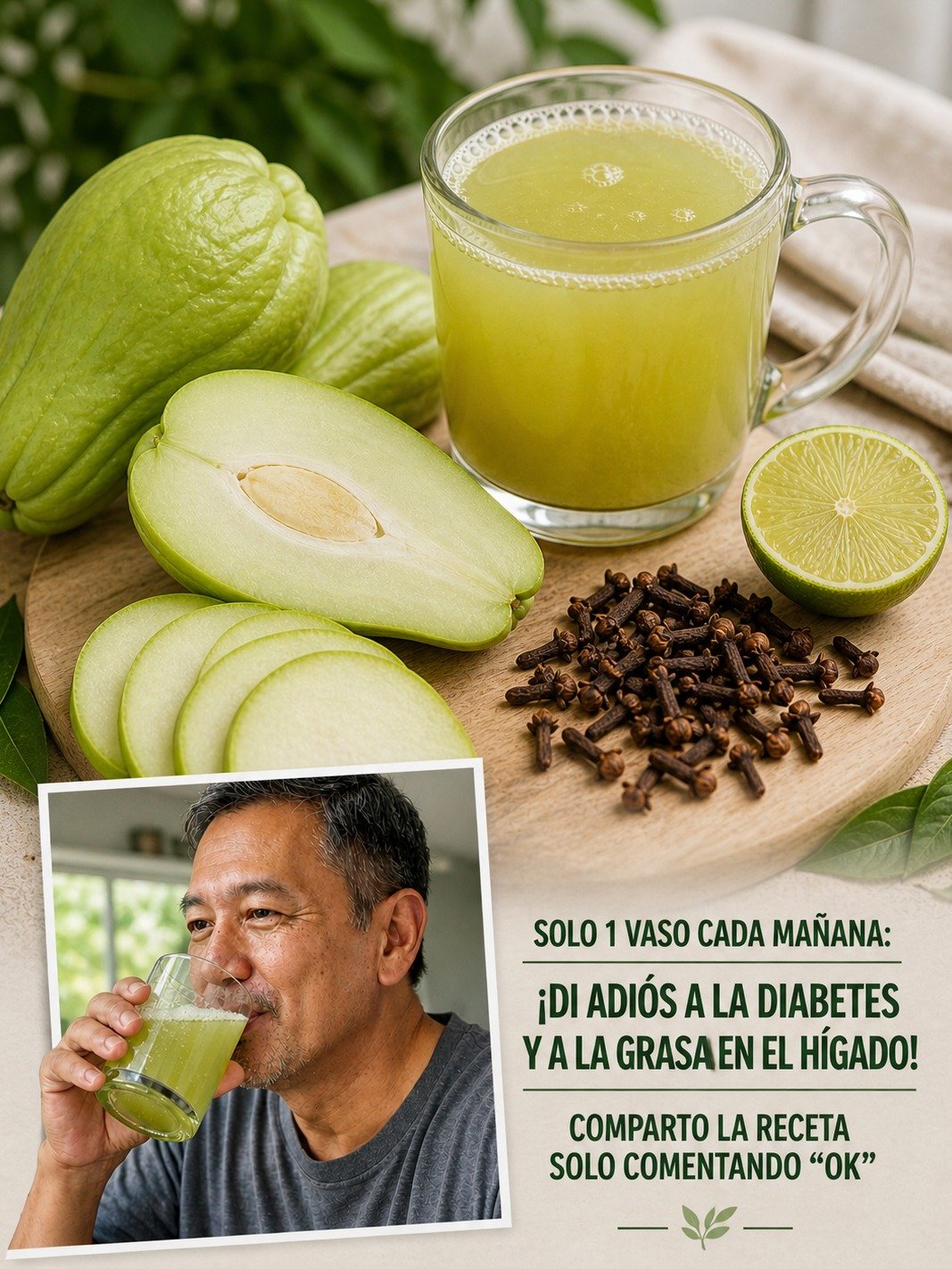 ¡El Secreto Olvidado! Esta Bebida de Chayote, Clavo y Limón Podría Revolucionar Tu Salud y Energía (Receta Viral Adentro)