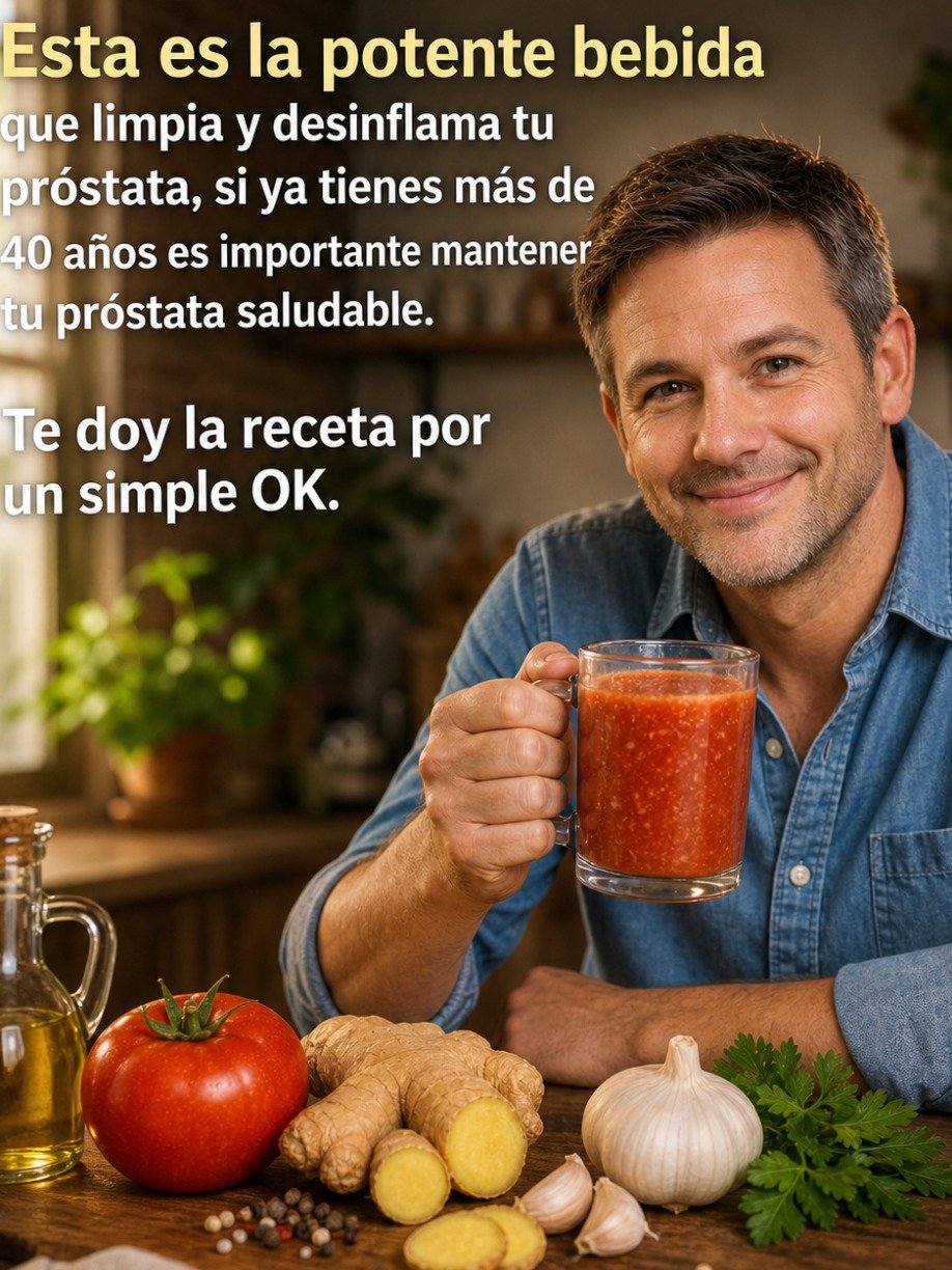 ¡ATENCIÓN HOMBRES! El Secreto Casero que Tu Próstata Te Suplicará: Prepara Esta Bebida Ahora Mismo