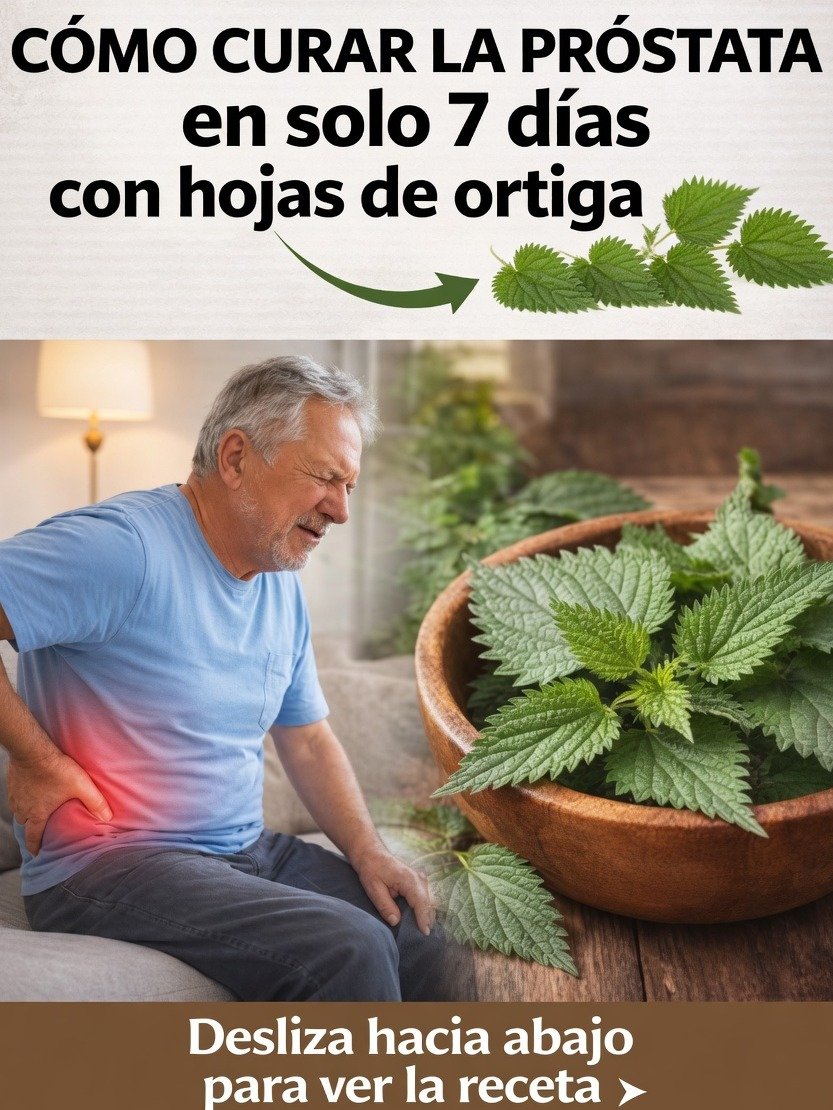 ¡Cuidado Hombres! Este Remedio Natural de Ortiga Podría Transformar tu Próstata (Y NADIE te lo ha Dicho)
