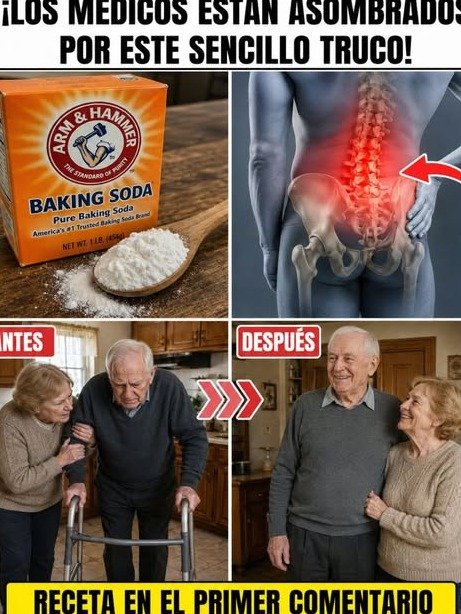 ¡ATENCIÓN MAYORES DE 60! Este TRUCO con Bicarbonato de Sodio es el SECRETO para aliviar hasta 13 problemas de salud comunes (y te cambiará la vida en días)