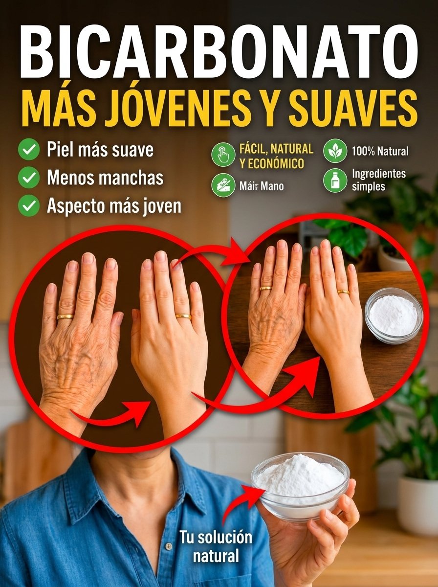 El 'Secreto' de Abuela que Rejuvenece tu Piel en MINUTOS: Bicarbonato de Sodio Revela un Brillo Espectacular ¡Incluso Después de los 70!