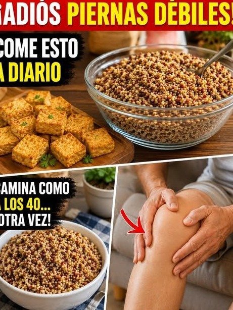 ¡Alerta Viral! Si Tienes Más de 80, SOLO ESTOS 4 Alimentos Diarios Te Darán Piernas Fuertes y la Independencia que Crees Perdida
