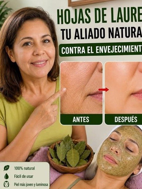¡NO TIRES tus Hojas de Laurel! El Remedio Centenario que Borra Arrugas y Revive tu Piel