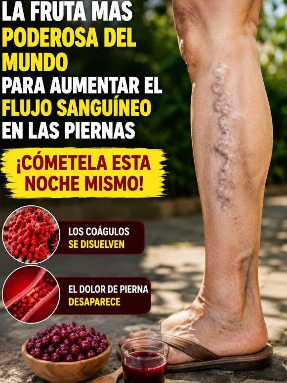 ¡Despídete de las Piernas Cansadas! La Granada Desbloquea un Río de Sangre Nueva y Energía en Días (El Secreto Viral que No Quieren que Sepas)
