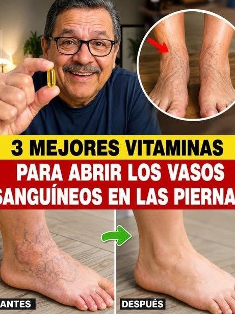 ¡Adiós Pesadez! La Vitamina #1 que Transformará tus Piernas y Pies (¡Nadie Te lo Había Contado Así!)