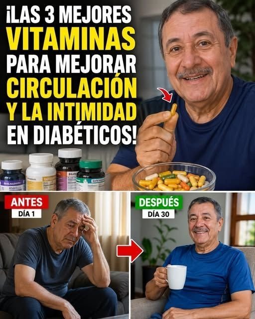 ¡ATENCIÓN Mayores de 50! Tu Circulación Está Robando Tu Pasión: Las 3 Vitaminas SECRETAS que DEBES Conocer para Revivir Tu Intimidad