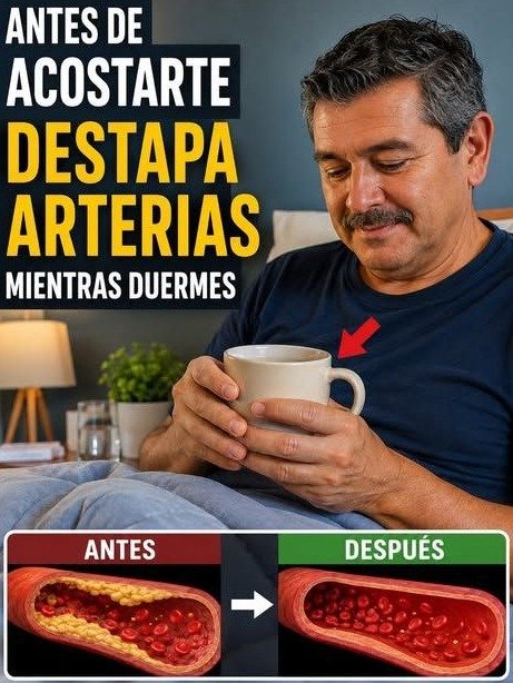 El Secreto Nocturno de 3 Ingredientes que Tus Arterias Imploran: ¿Por Qué Debes Tomar Esto ANTES de Dormir?