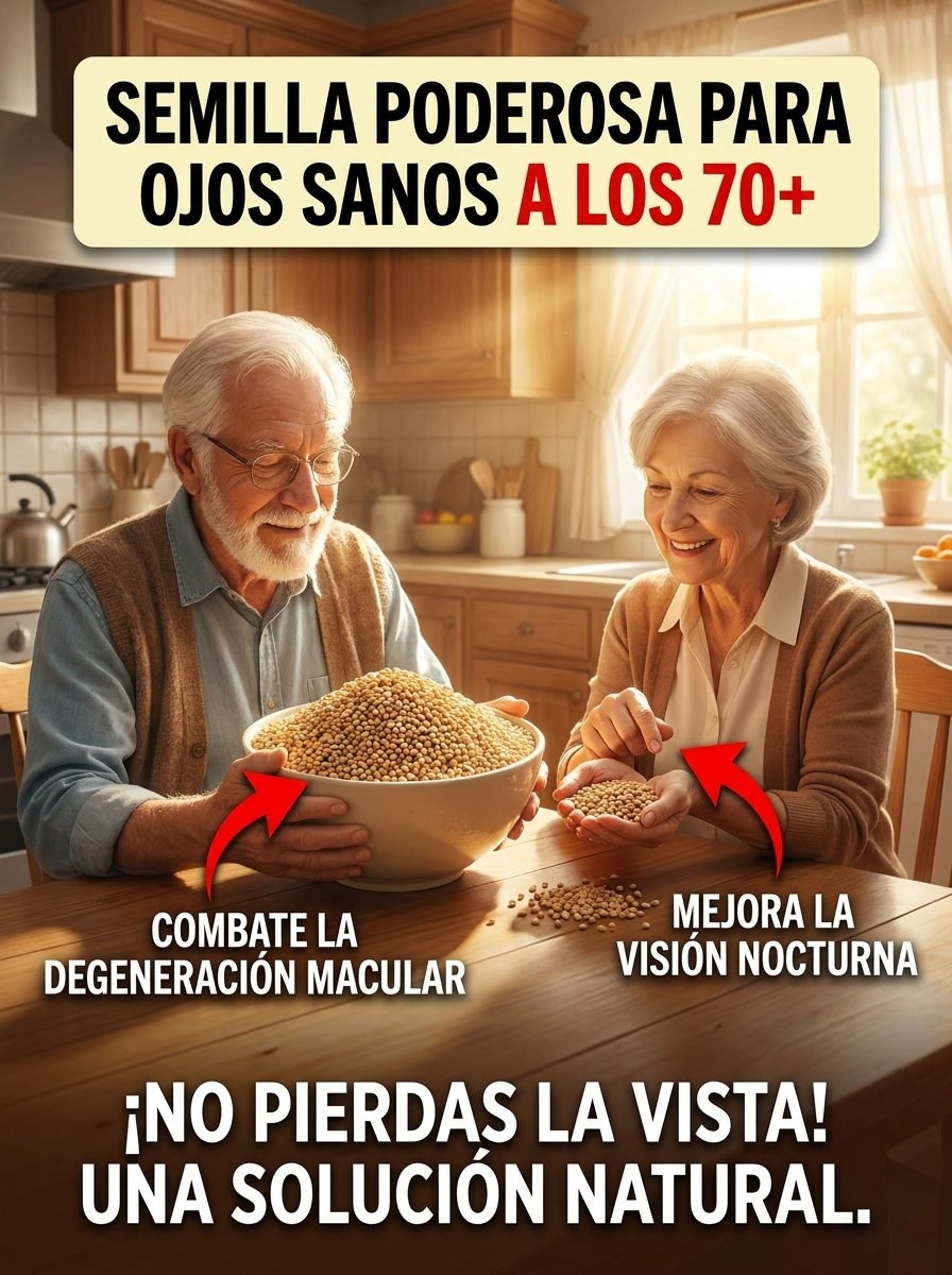 ¡No Creerás lo que Esta Humilde Semilla Hace por Tu Vista Después de los 70! El Secreto que Nadie te Cuenta para Ver Mejor