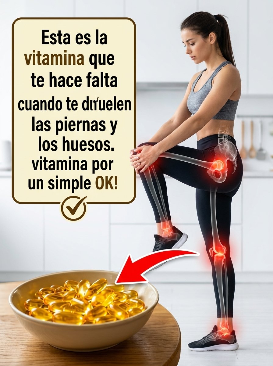 ¡URGENTE! Si Te Duelen Piernas y Huesos, Esta Es La Vitamina Esencial Que Necesitas (Y Pocos Saben)