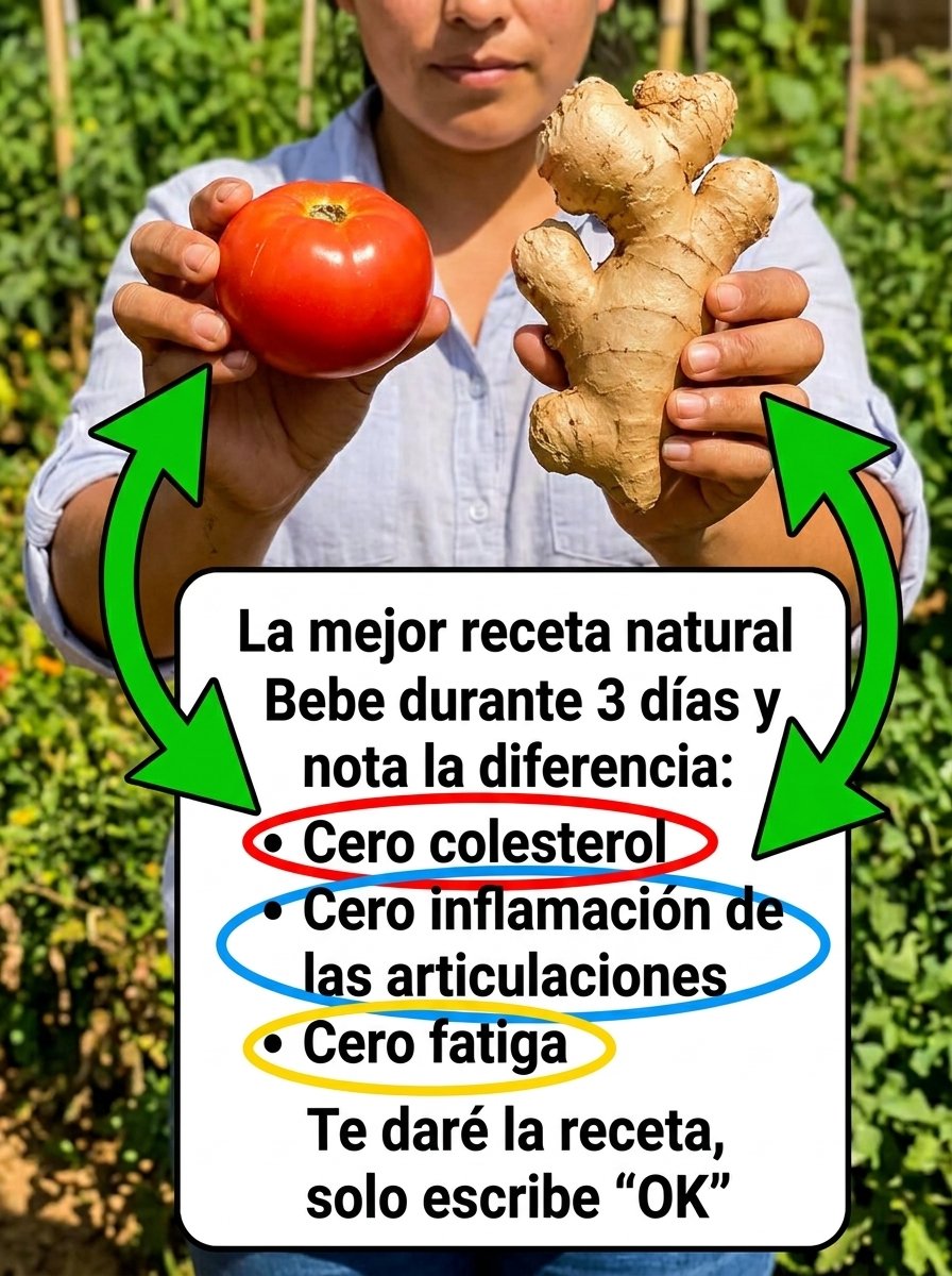 ¡El Remedio Más Sencillo Que Tu Médico No Te Ha Contado! 🤫 Baja la Inflamación y el Colesterol con Este Jugo Natural