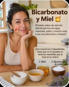 ¡Alerta Roja en tu Piel! El Error Secreto que Cometes al Usar Bicarbonato y Miel ANTES de Dormir (Y Nadie te lo Advierte)