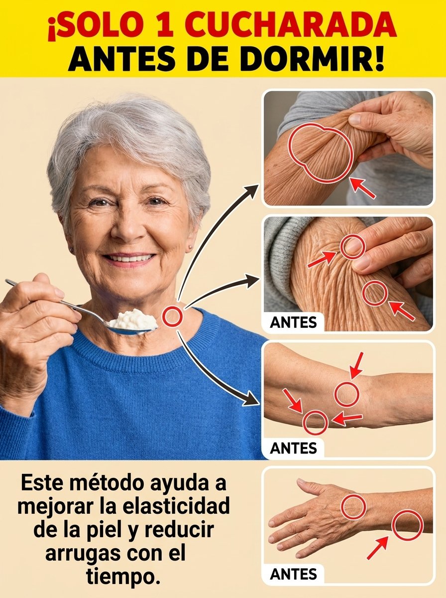 ¡Alerta +60! El HÁBITO SECRETO de una 'cucharada' antes de dormir que BLINDARÁ tus músculos y te dará una fuerza increíble