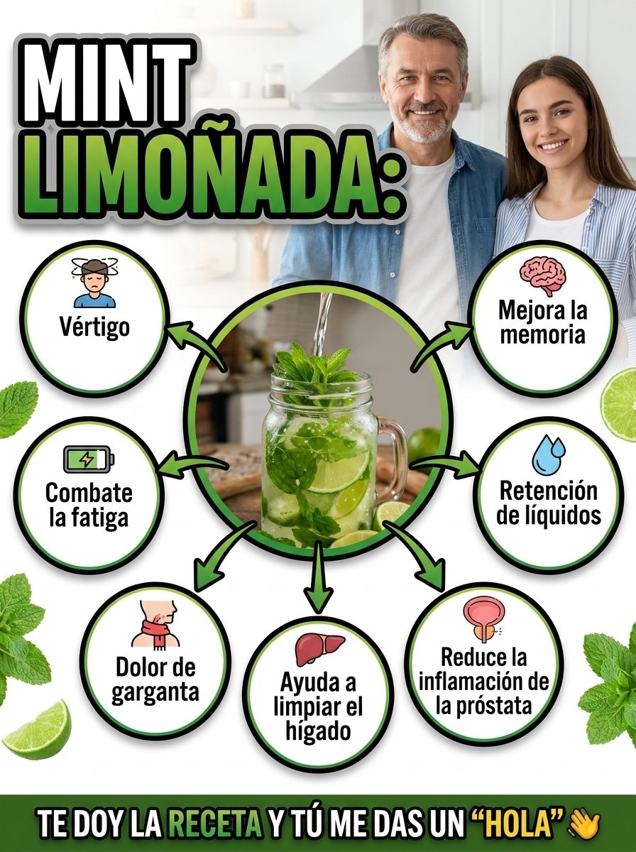 ¡El Secreto Refrescante que Tu Cuerpo Pide a Gritos! Descubre el Jugo de Menta y Limón y Transforma Tu Energía Hoy Mismo