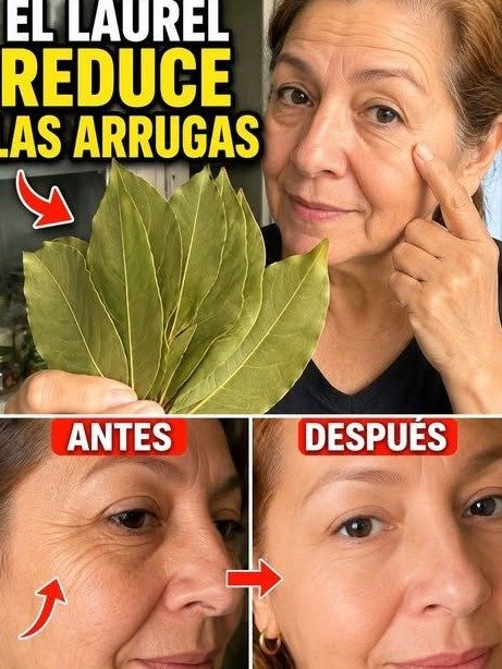 ¡NO LO CREERÁS! El Secreto de la Hoja de Laurel que BORRA Años de Tu Rostro y Nadie Te Ha Contado (Resultados en Días)