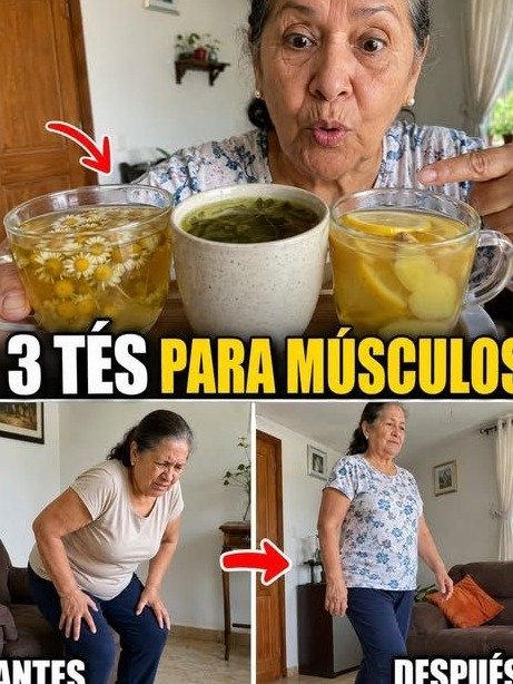 ¡El Secreto Mejor Guardado! Miles de Mayores de 60 Están Volviendo a Caminar Como Jóvenes Gracias a ESTOS 3 Tés Naturales (No te lo vas a creer)